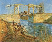Vincent Van Gogh The Langlois Bridge at Arles oil painting reproduction